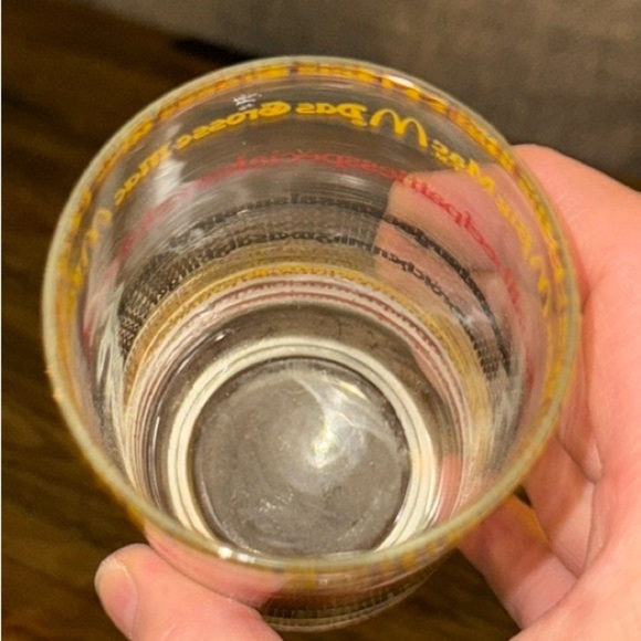 VTG McDonald's Restaurant Big Mac Slogan Collectible Drinking Glass Cup - Picture 12 of 13